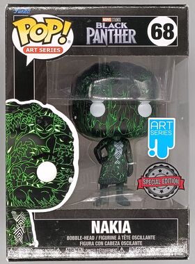 #68 Nakia - Art Series - Marvel Black Panther - BOX DAMAGE