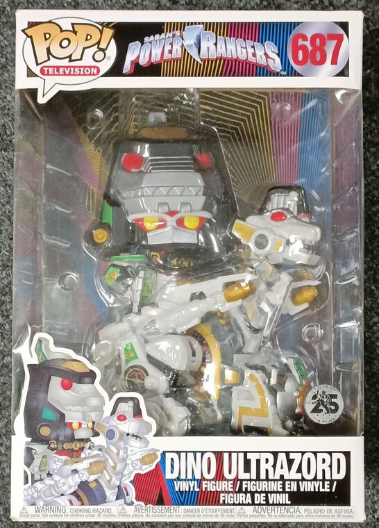 #687 Dino Ultrazord - 10 Inch - Power Rangers - BOX DAMAGE