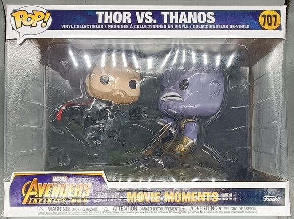 #707 Thor vs. Thanos - Marvel Avangers Infinity War DAMAGED
