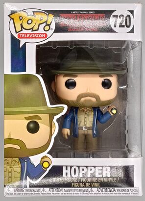 #720 Hopper (w/ Flashlight) - Stranger Things - BOX DAMAGE