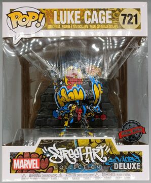 #721 Luke Cage - Deluxe - Marvel Street Art - BOX DAMAGE