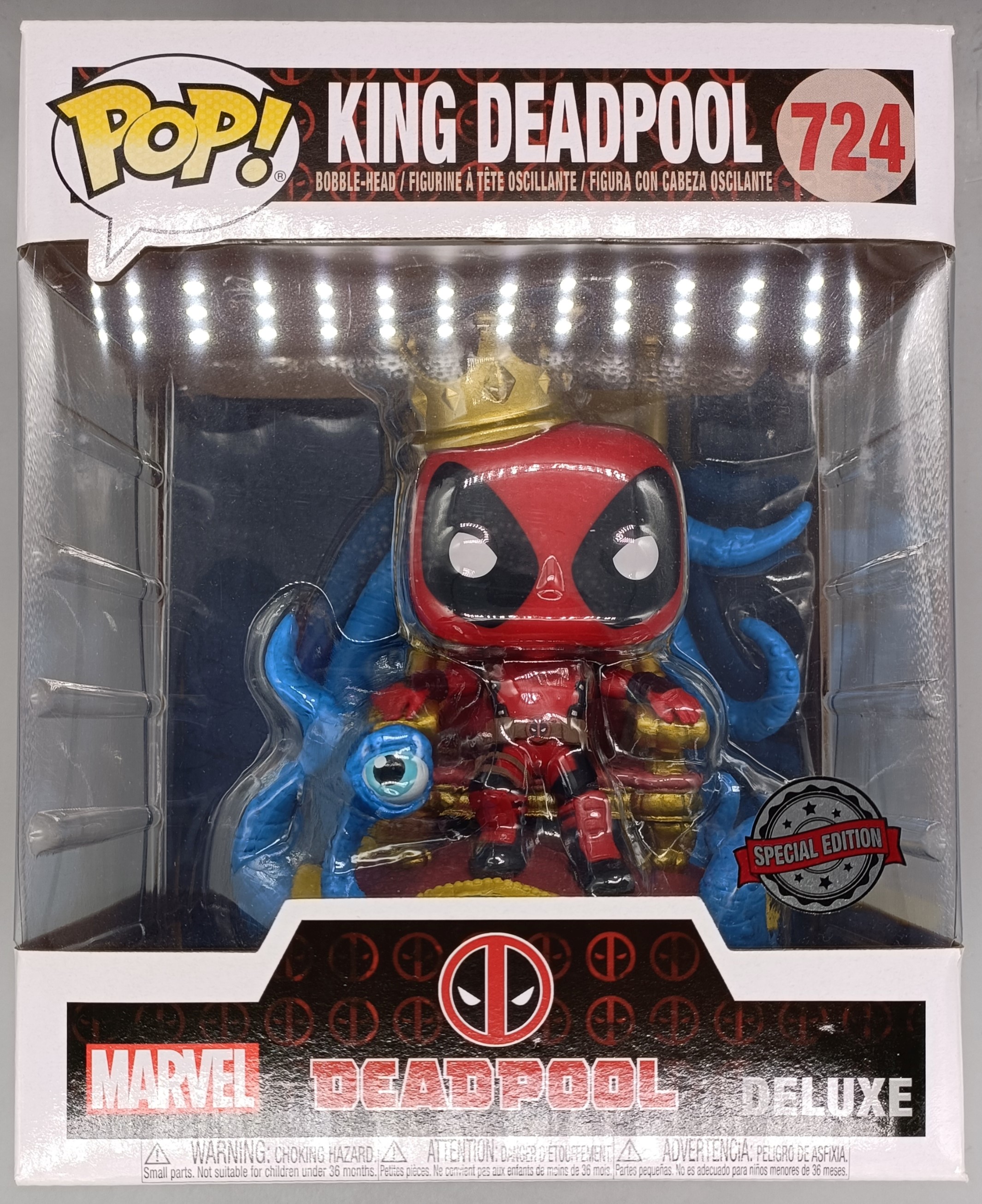 Funko POP! Marvel King Deadpool Vinyl Bobble Head 
