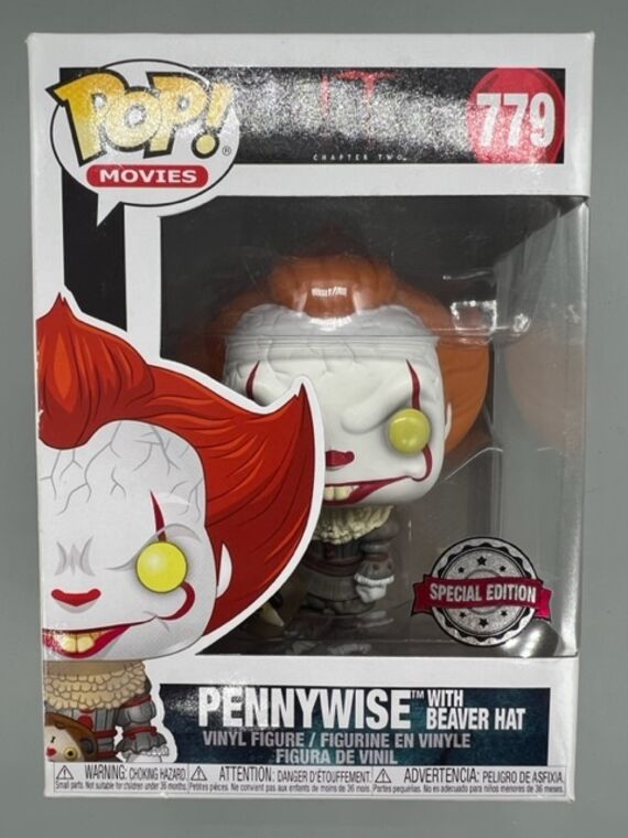 #779 Pennywise (with Beaver Hat) - IT - Horror - BOX DAMAGE