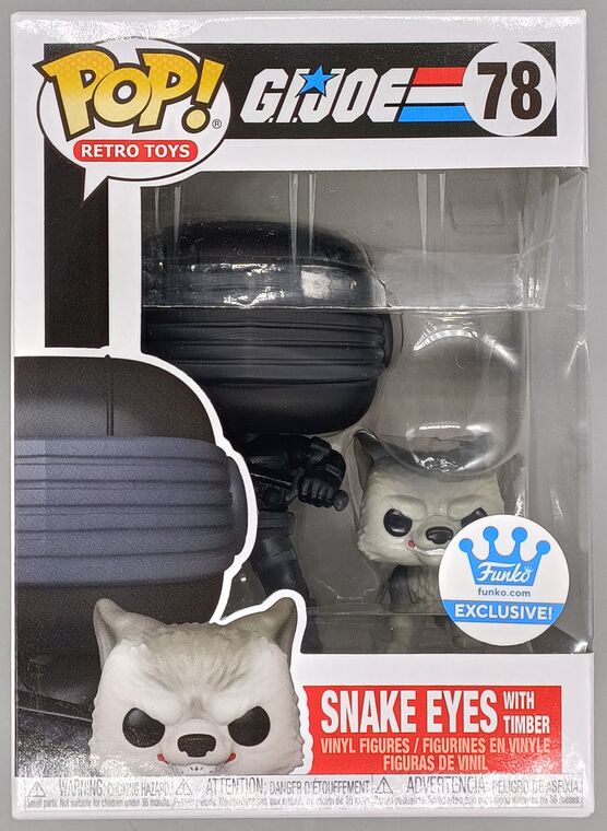 #78 Snake Eyes (w/ Timber) - GI Joe