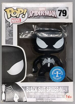 #79 Black Suit Spider-Man - Marvel - BOX DAMAGE