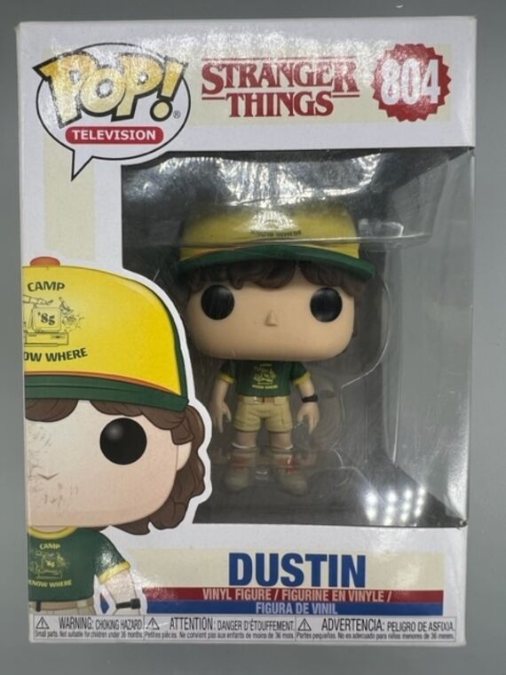 #804 Dustin (Camp) - Stranger Things - BOX DAMAGE