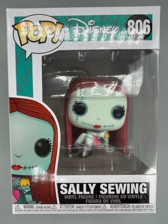 #806 Sally Sewing  Disney The Nightmare Before Christ DAMAGE