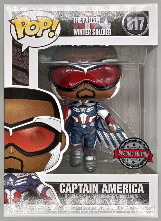 #817 Captain America (Flying) Marvel Falcon & Winter Soldier