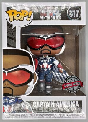 #817 Captain America (Flying) Marvel Falcon & Winter DAMAGE