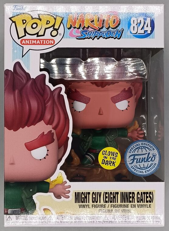 #824 Might Guy (Eight Inner Gates) Glow Naruto