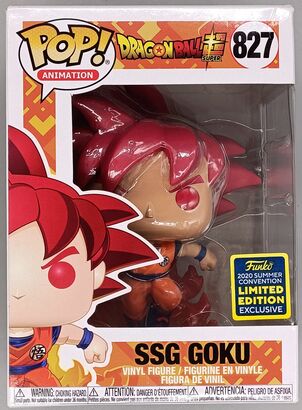#827 SSG Goku - Dragon Ball Z - 2020 Con Exclusive DAMAGED