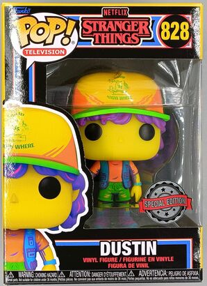 #828 Dustin (w/ Vest) Blacklight - Stranger Things