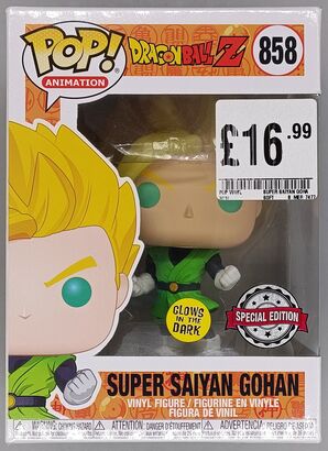 #858 Super Saiyan Gohan (Teenage) Glow Dragon Ball Z DAMAGE