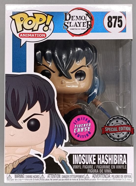 #875 Inosuke Hashibira (Unmasked) Flocked Chase Demon Slayer