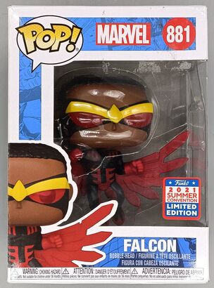 #881 Falcon (Post-Cap) - Marvel - 2021 Con - BOX DAMAGE