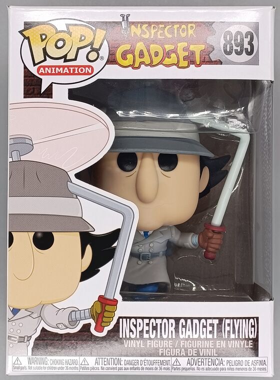 #893 Inspector Gadget (Flying) - Inspector Gadget BOX DAMAGE