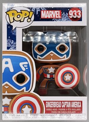 #933 Gingerbread Captain America - Marvel