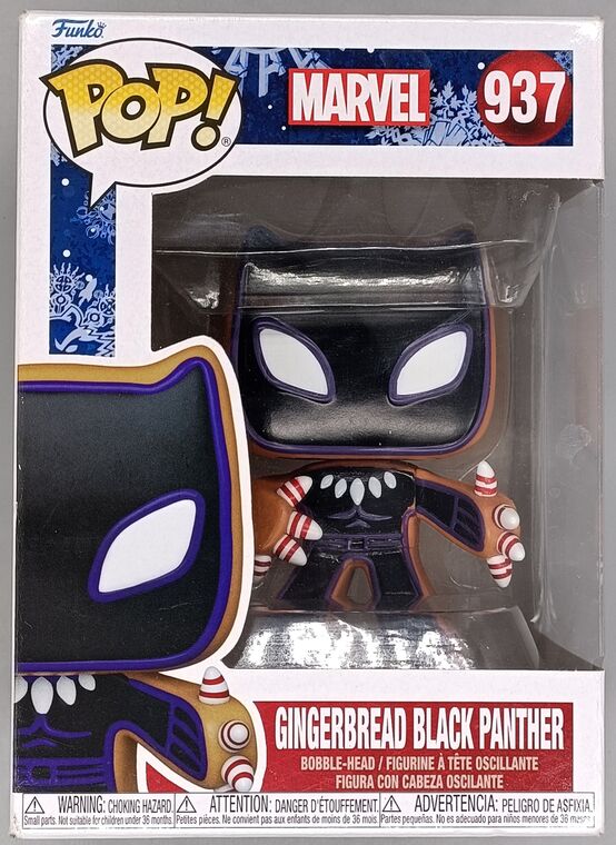#937 Gingerbread Black Panther - Marvel - BOX DAMAGE