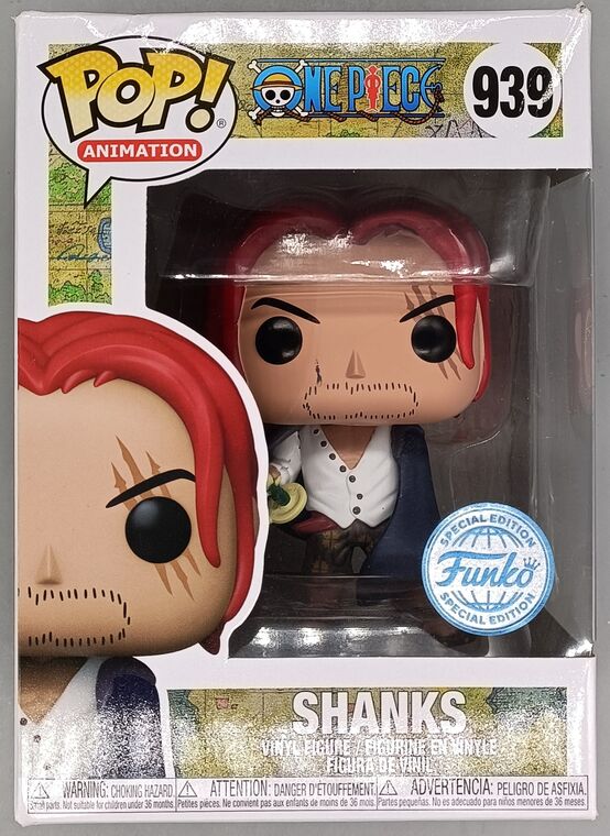 #939 Shanks - One Piece - BOX DAMAGE