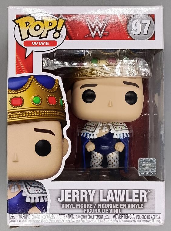 #97 Jerry Lawler - Metallic - WWE - BOX DAMAGE
