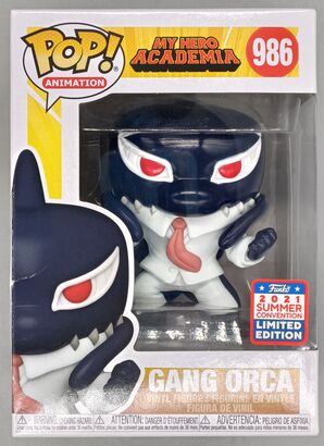 #986 Gang Orca - My Hero Academia - 2021 Con - BOX DAMAGE
