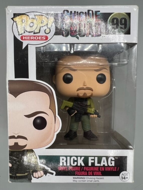 #99 Rick Flag - DC Suicide Squad - BOX DAMAGE