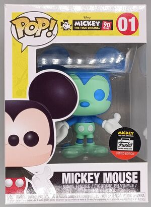 #01 Mickey Mouse (Blue/Green) - Disney 90th Anniversary