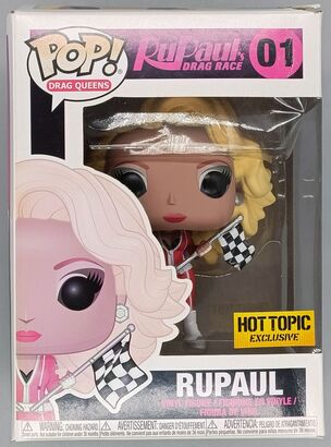#01 RuPaul - Pop Drag Queens - BOX DAMAGE