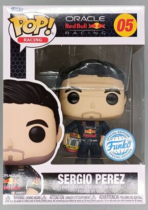 #05 Sergio Perez w/helmet - Formula 1 Oracle Red Bull Racing