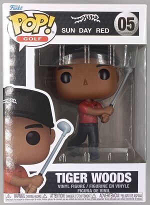 #05 Tiger Woods (swing) - Sun Day Red
