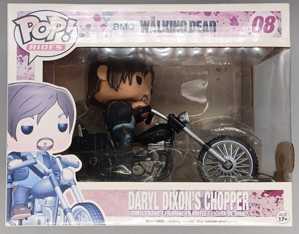 #08 Daryl Dixon's Chopper - Rides -Walking Dead - BOX DAMAGE