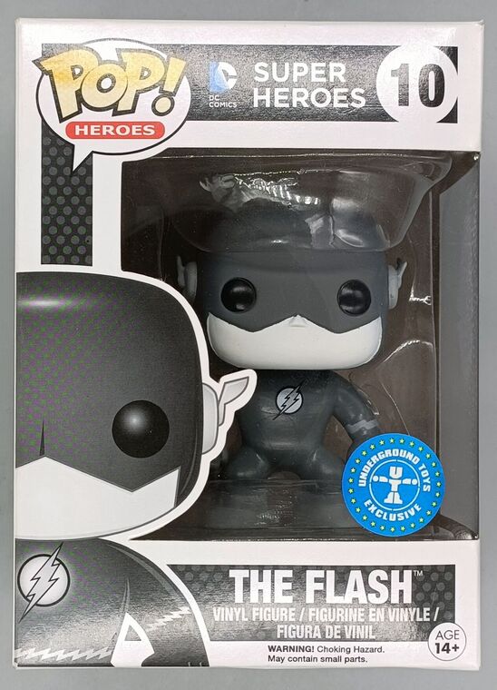 #10 The Flash - B&W - DC Super Heroes