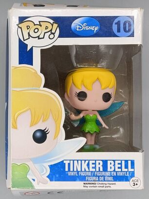 #10 Tinker Bell - Glitter - Pop Disney - BOX DAMAGE