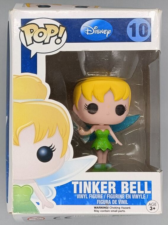 #10 Tinker Bell - Glitter - Pop Disney - BOX DAMAGE