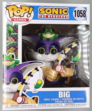 #1058 Big the Cat with Froggy - 6 Inch - Sonic the Hedgehog