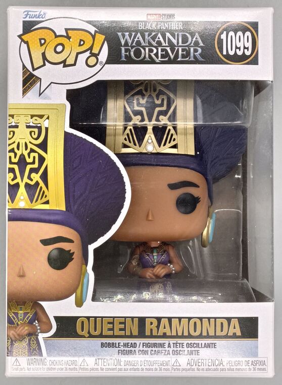 #1099 Queen Ramonda - Black Panther: Wakanda Fo - BOX DAMAGE