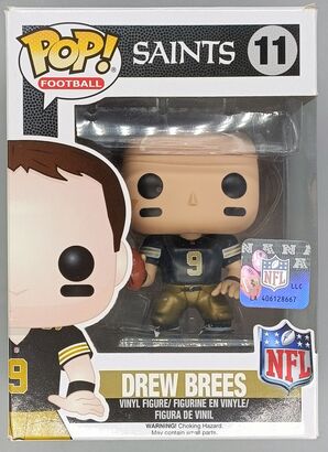 #11 Drew Brees - NFL New Orleans Saints - BOX DAMAGE