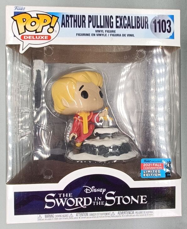 #1103 Arthur Pulling Excalibur Deluxe - Disney - 2021 Con