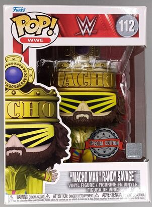 #112 Macho Man Randy Savage (King) Metallic - WWE - DAMAGE