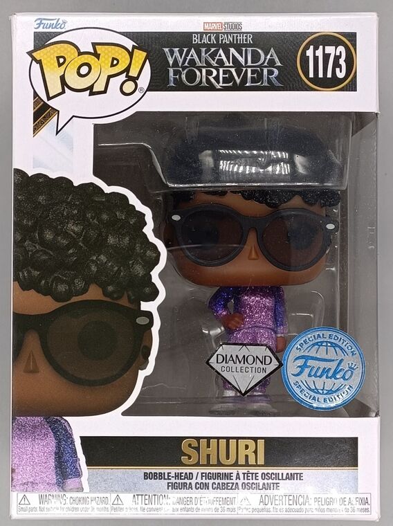 #1173 Shuri (w/ Sunglasses) Diamond Marvel Wakanda F DAMAGE
