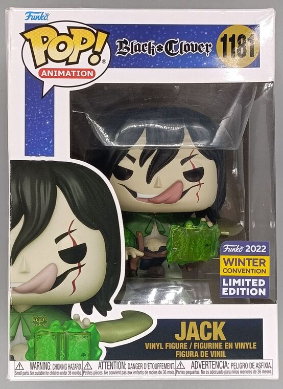 #1181 Jack (Ripper) - Black Clover - 2022 Con - BOX DAMAGE