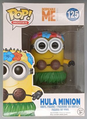 #125 Hula Minion - Despicable Me - BOX DAMAGE