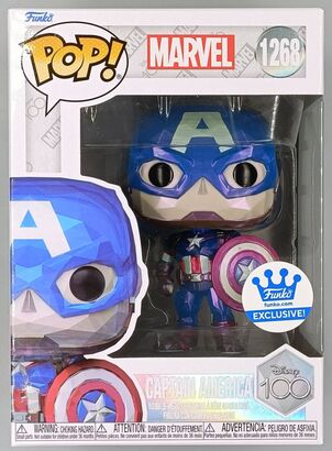 #1268 Captain America (Facet) - Marvel - Disney 100th