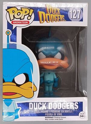 #127 Duck Dodgers - Pop Animation - BOX DAMAGE