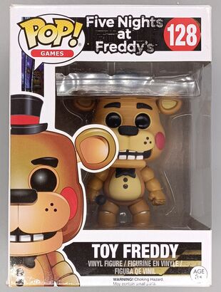 #128 Toy Freddy - Pop Games - BOX DAMAGE