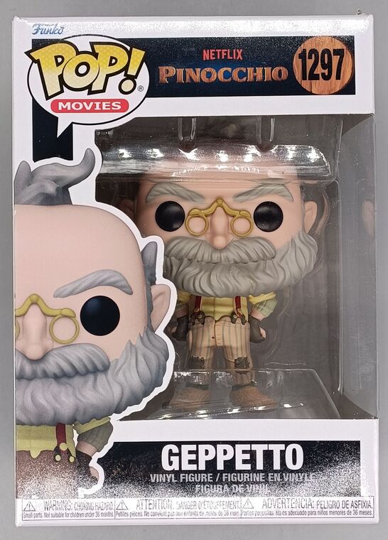 #1297 Geppetto - Pinocchio (Netflix) - BOX DAMAGE