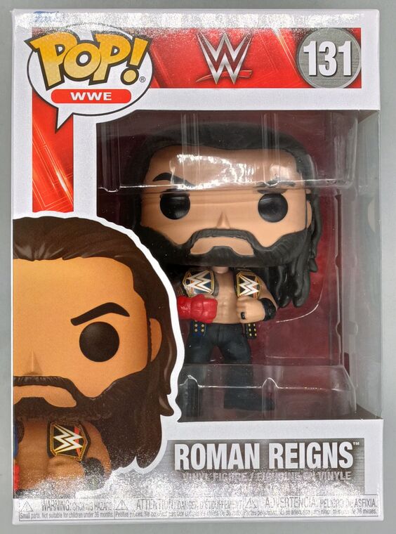 #131 Roman Reigns w/Belts - WWE