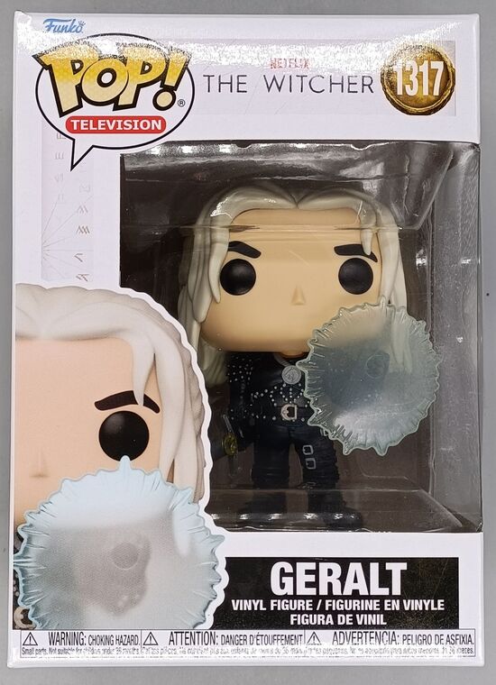 #1317 Geralt (w/ Shield) - The Witcher - BOX DAMAGE