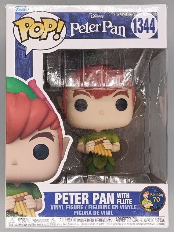 #1344 Peter Pan (with Flute) Disney Peter Pan BOX DAMAGE