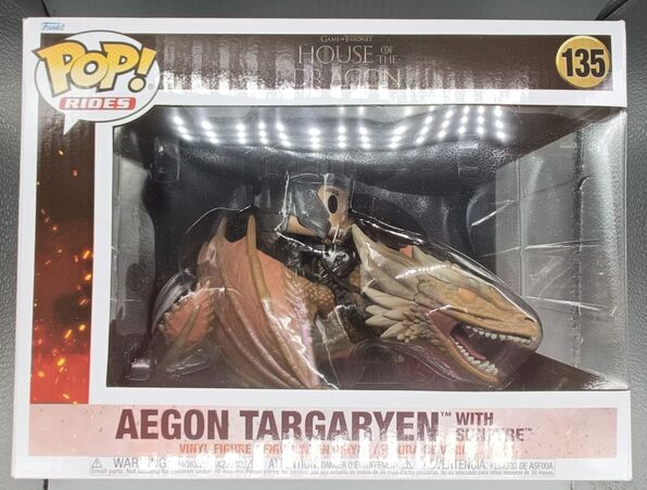 #135 Aegon Targaryen w/ Sunfyre - Rides House of the Dragon